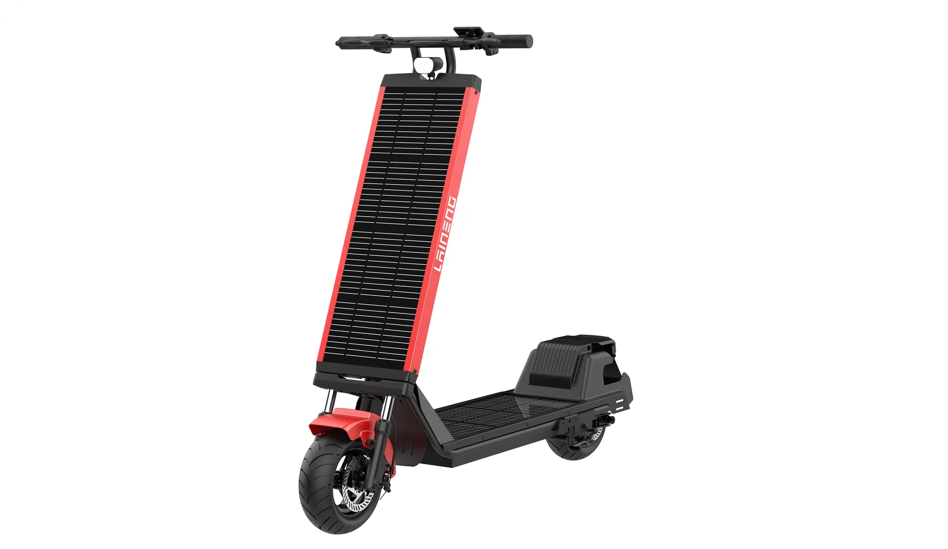 Laineng S109 solar e-scooter in red