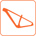 Bike frame icon