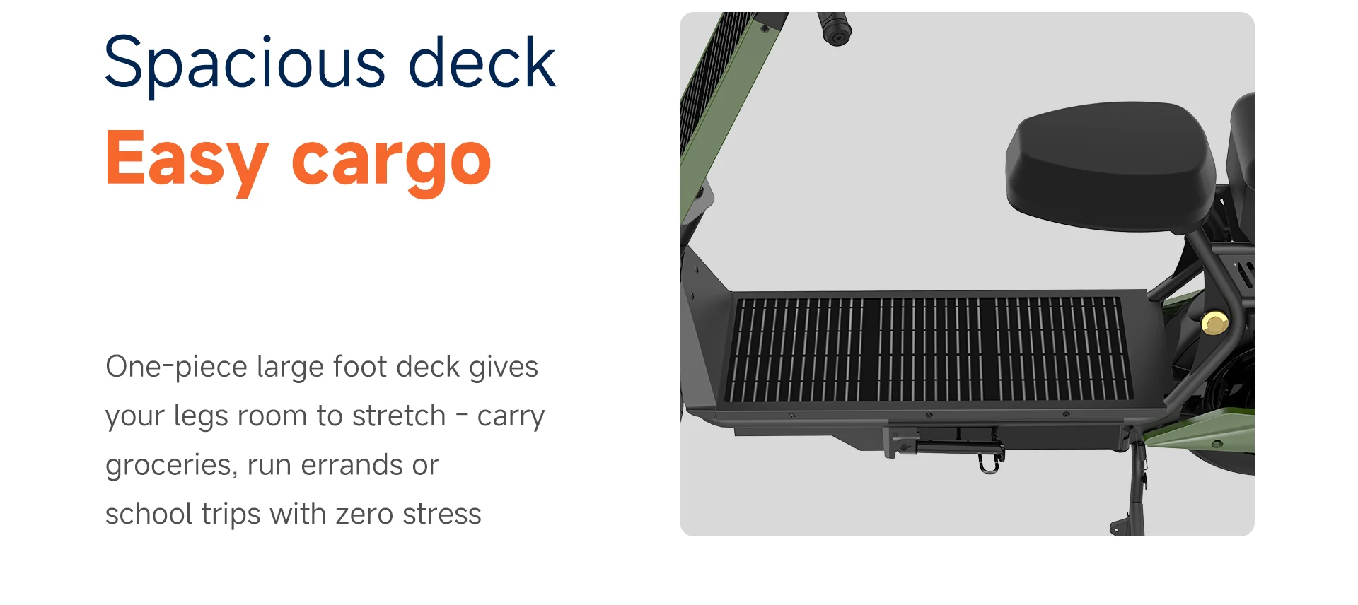 Laineng L101 spacious non-slip deck