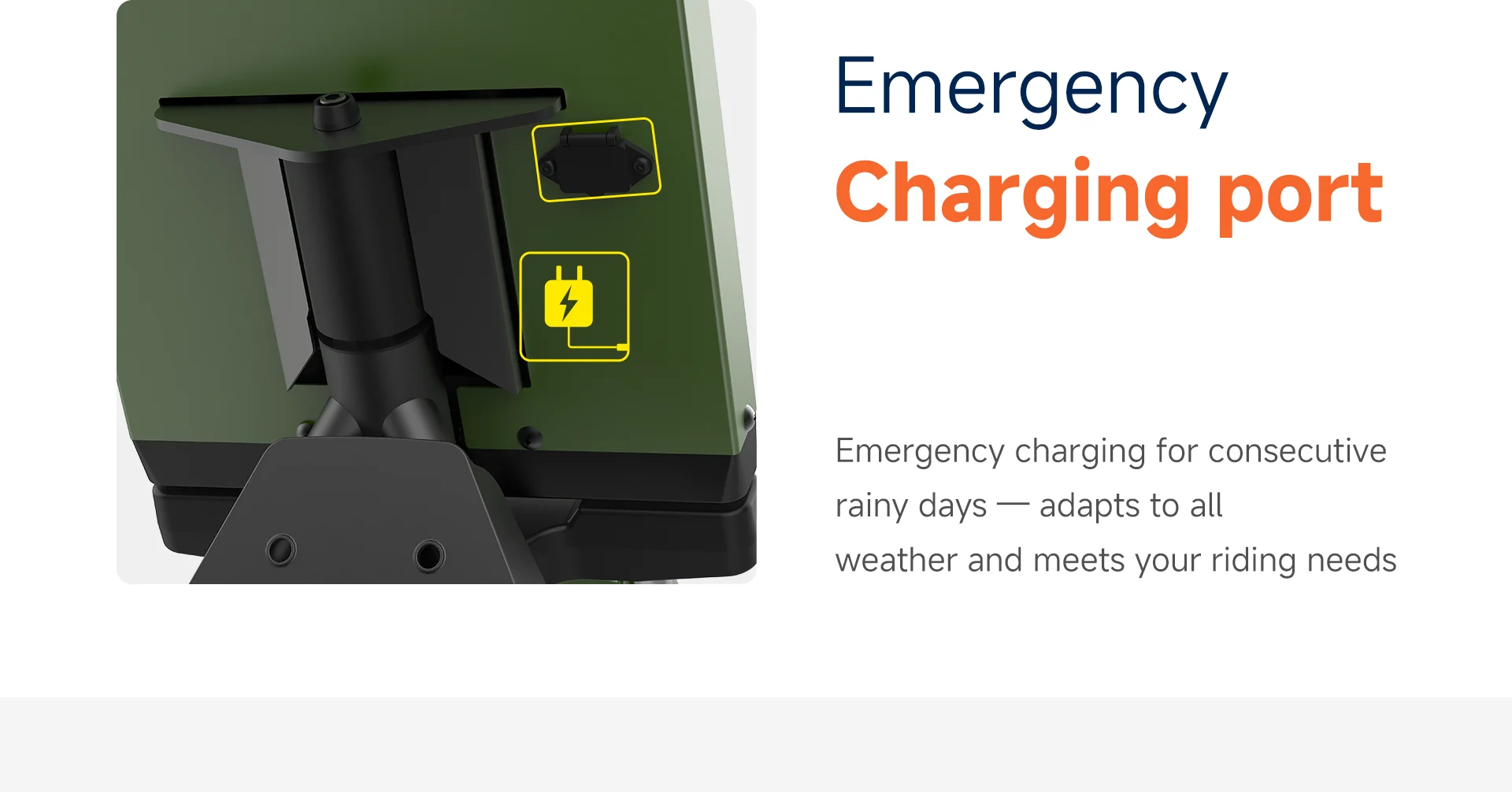 Laineng L101 emergency charging port