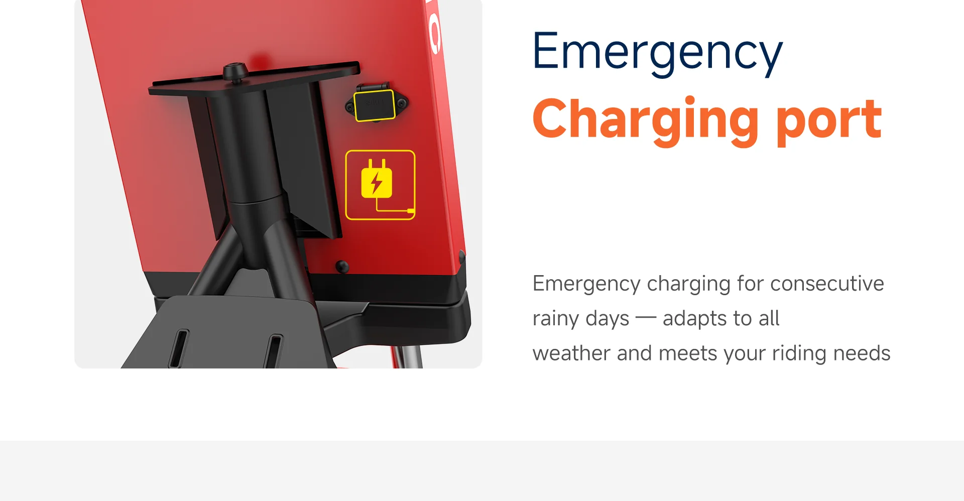 Laineng S108 Pro emergency charging port