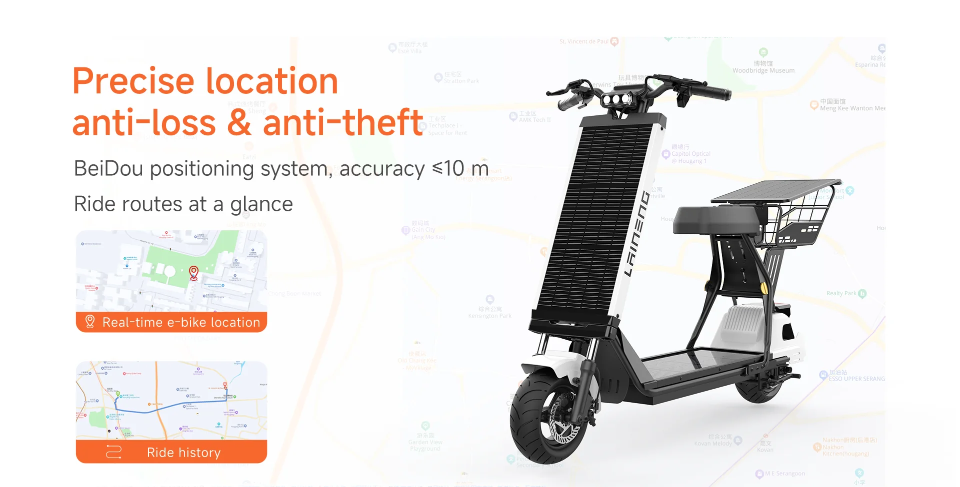 Laineng S108 Pro precise location and anti-loss tracking