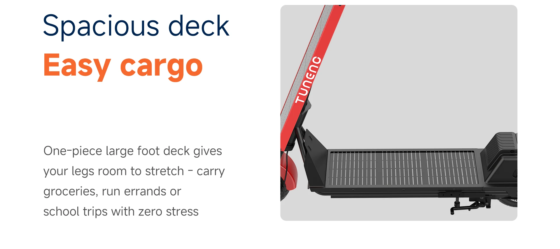 Laineng S109 spacious non-slip deck