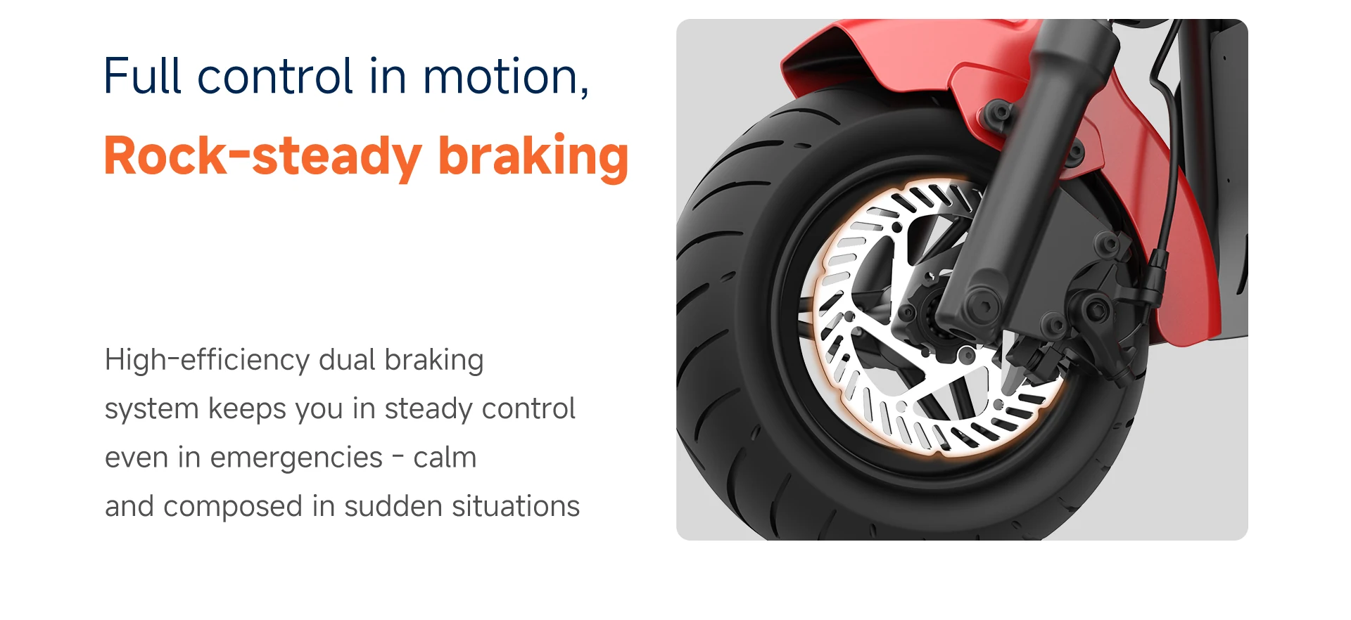 Laineng S109 front and rear dual disc brakes