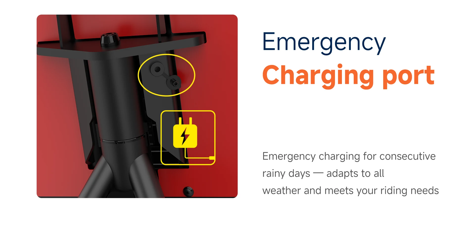 Laineng S109 emergency charging port